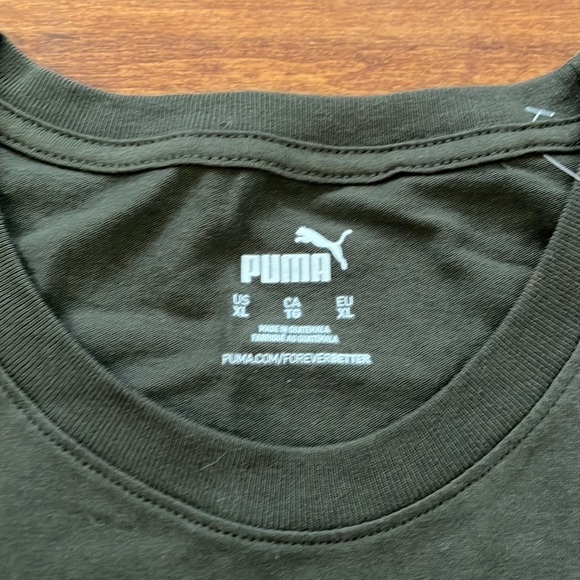 NWT Puma Forest Camo Cat Tee Size XL - Picture 5 of 11